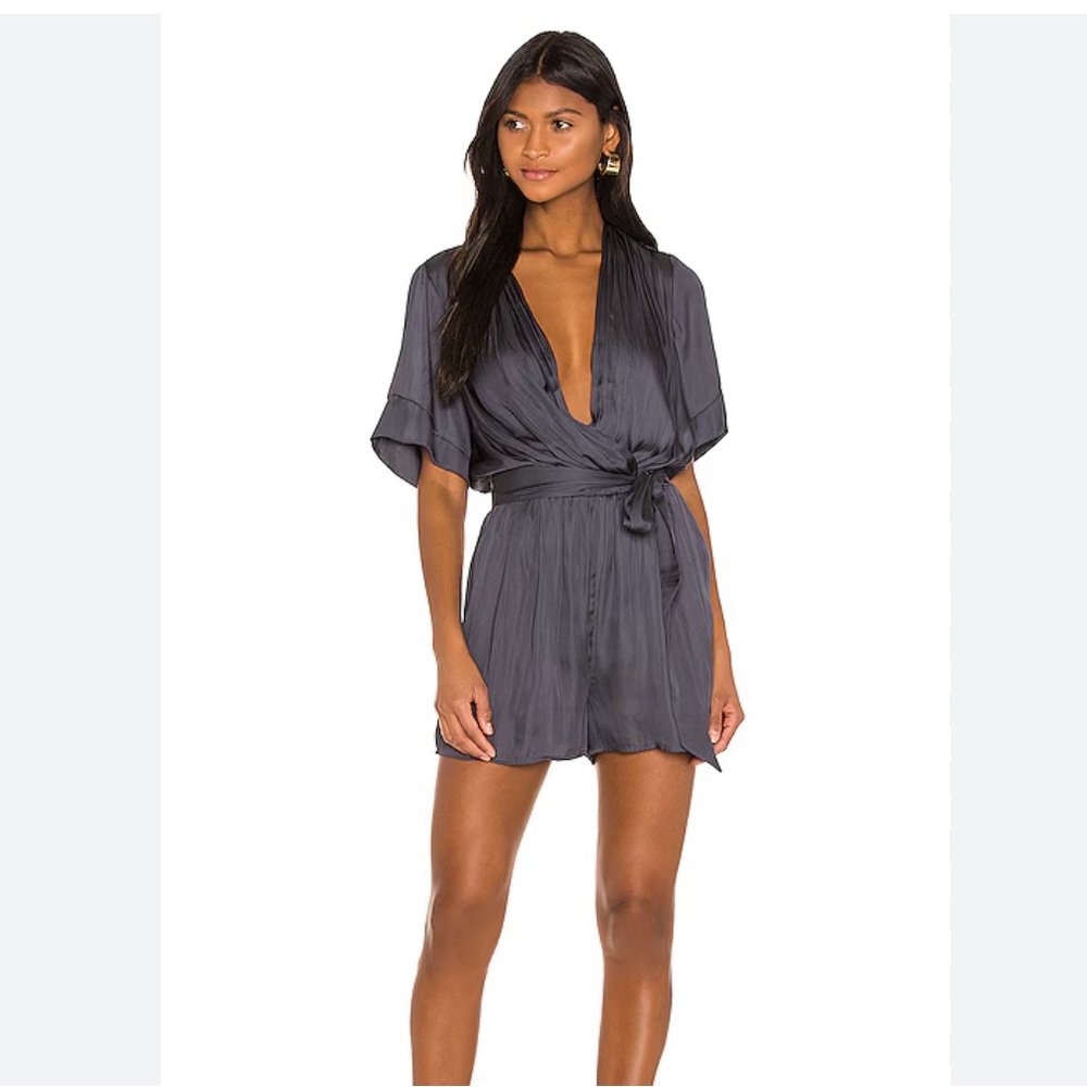 PAIGE Jourdie Silk Romper size L